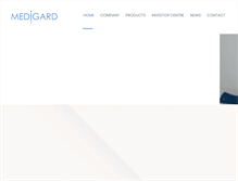 Tablet Screenshot of medigard.com.au